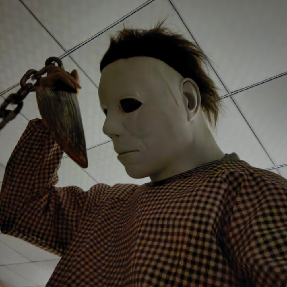 Halloween 1978 Michael Myers Mask White Scary Latex Full Head Masks Costume Horror Movie Face halloween Costume for Men