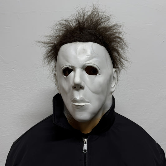 1978 Michael Myers Halloween Mask Full Head Scary White Face Horror Party Costume Accessory Famous Human Character Rubber Mask