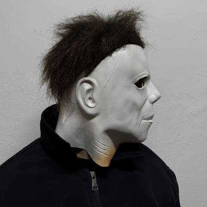 1978 Michael Myers Halloween Mask Full Head Scary White Face Horror Party Costume Accessory Famous Human Character Rubber Mask