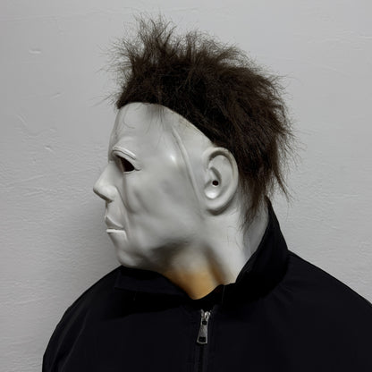 1978 Michael Myers Halloween Mask Full Head Scary White Face Horror Party Costume Accessory Famous Human Character Rubber Mask