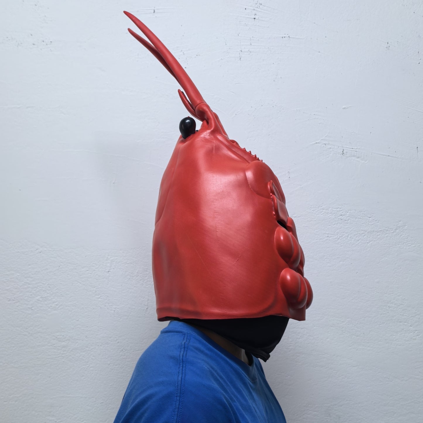 Adult Full Head Rubber Lobster Mask Crawfish Funny Party Cosplay Accessory Animal Mask for Grown-ups