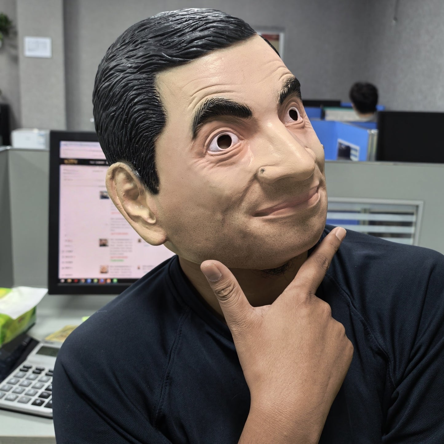 Unisex Mr Bean Cosplay Rubber Face Mask Streetwear Style Fashion Cover with Funny Human Design for Festivals And Parties